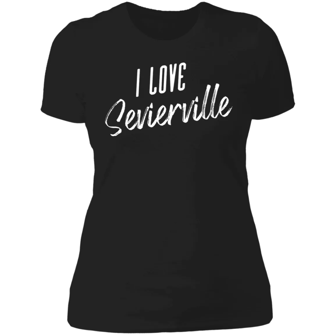I Love Sevierville (White) - Women's Tee