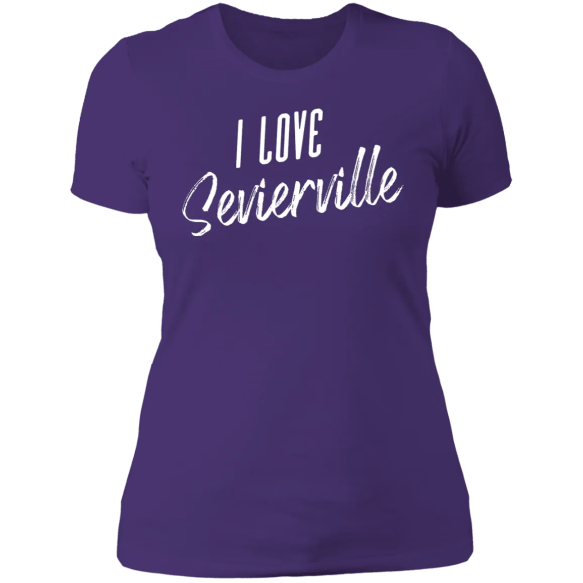 I Love Sevierville (White) - Women's Tee