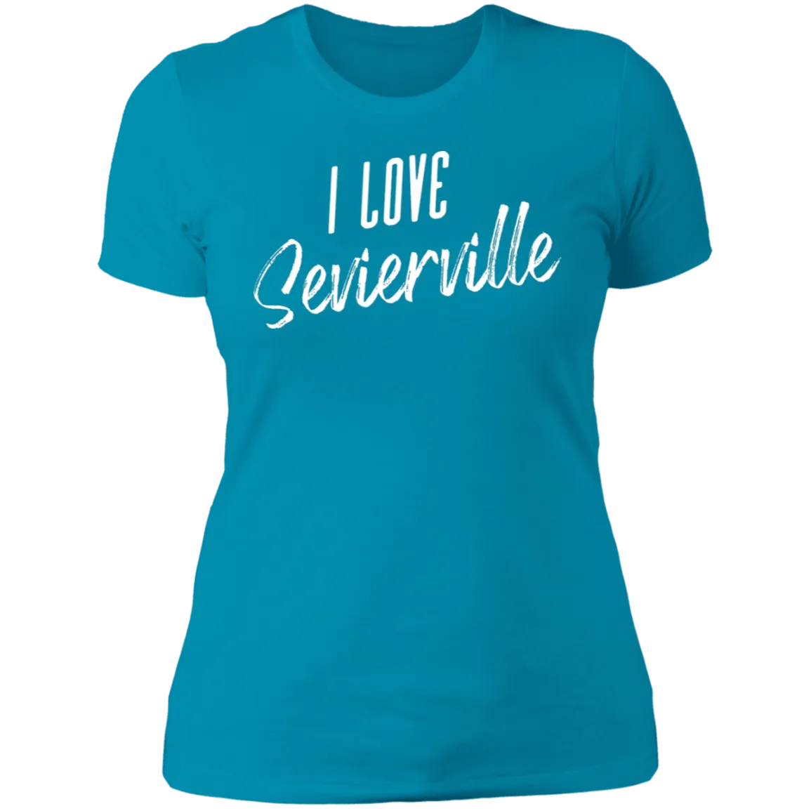 I Love Sevierville (White) - Women's Tee