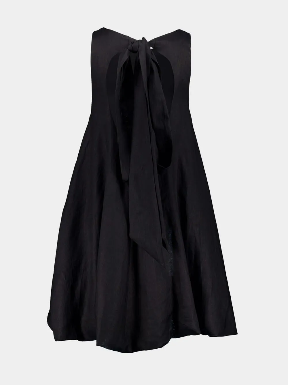 Ibiza Black Linen Dress