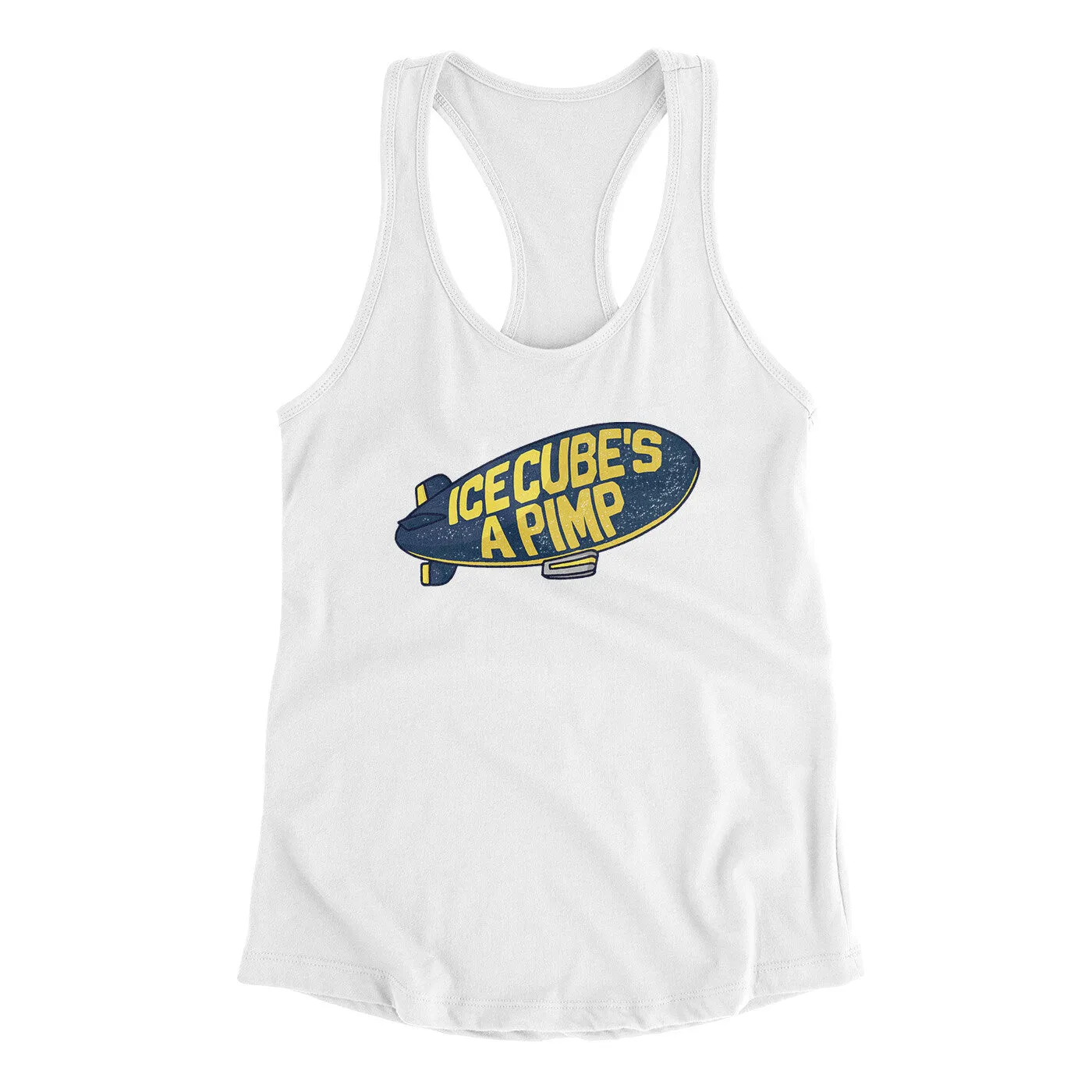 Ice Cube's A Pimp. Women's Racerback Tank