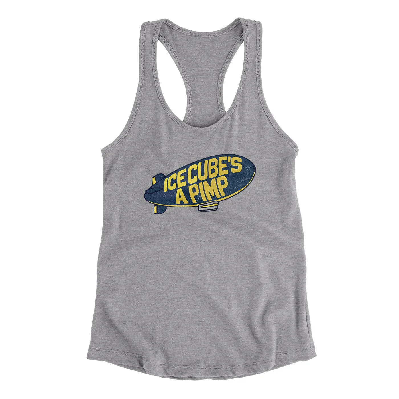 Ice Cube's A Pimp. Women's Racerback Tank