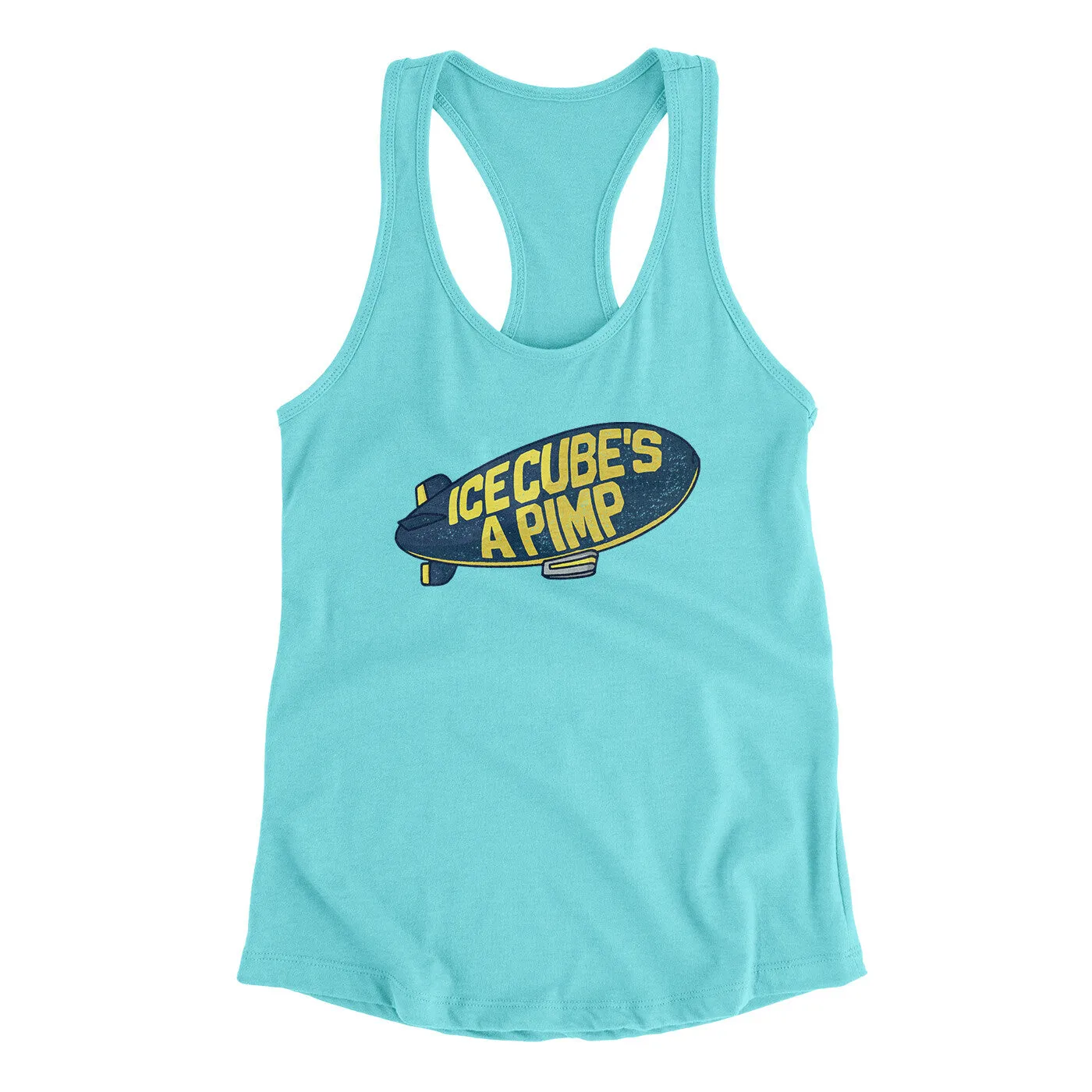 Ice Cube's A Pimp. Women's Racerback Tank