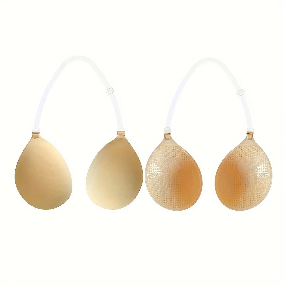 IdeaCCSZ Silicone Lift Bra - Invisible Strapless, Breathable, Wedding Dress Compatible Wireless Support