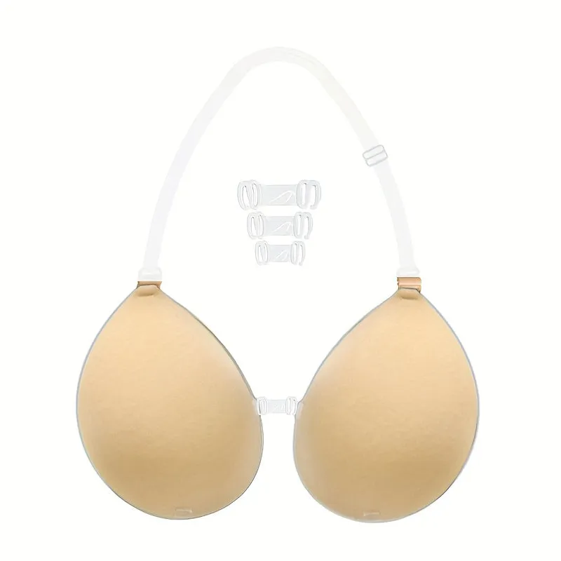 IdeaCCSZ Silicone Lift Bra - Invisible Strapless, Breathable, Wedding Dress Compatible Wireless Support