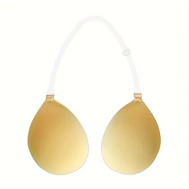 IdeaCCSZ Silicone Lift Bra - Invisible Strapless, Breathable, Wedding Dress Compatible Wireless Support