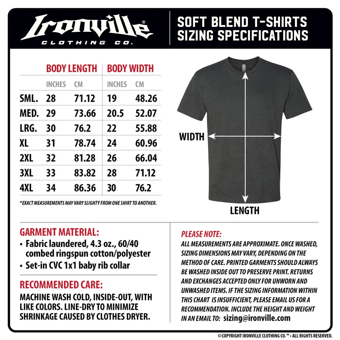 Ironville BULKING PHASE Soft-Blend Gym T-shirt