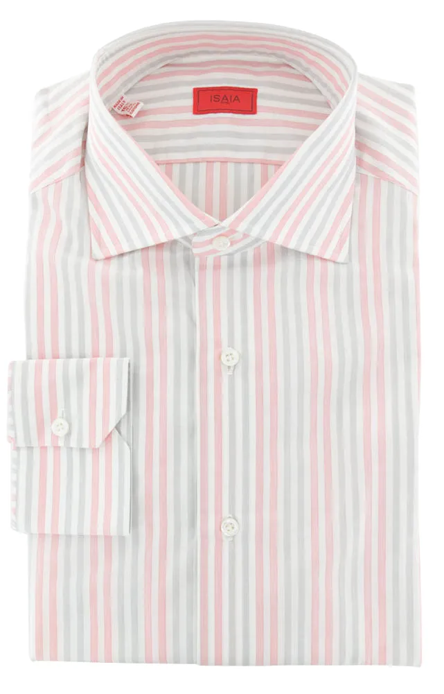 Isaia Pink Shirt - Slim