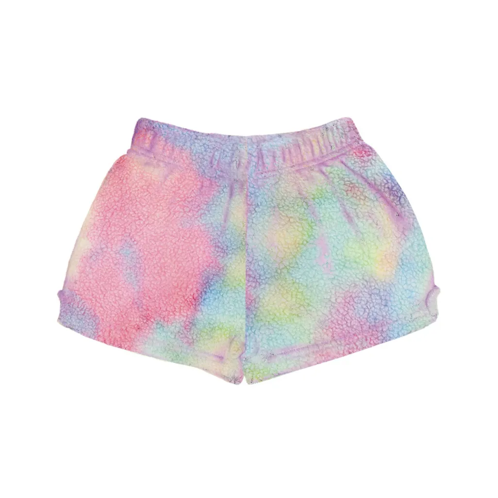 Iscream Rainbow Sherpa Plush Shorts