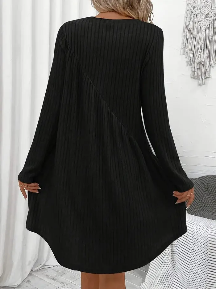 ISLA | LOOSE LONG SLEEVE DRESS