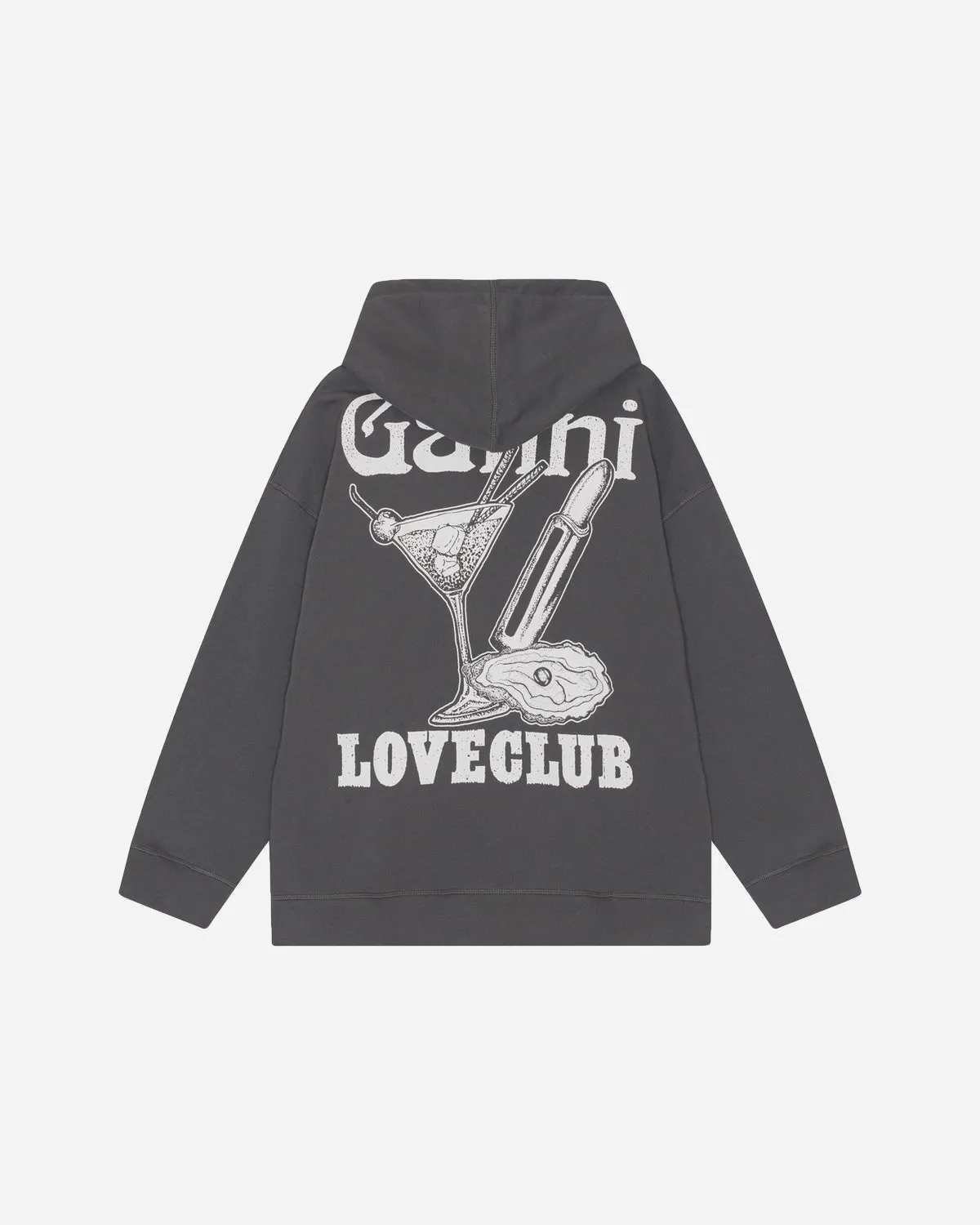 Isoli Oversized Loveclub Hoodie - Volcanic Ash