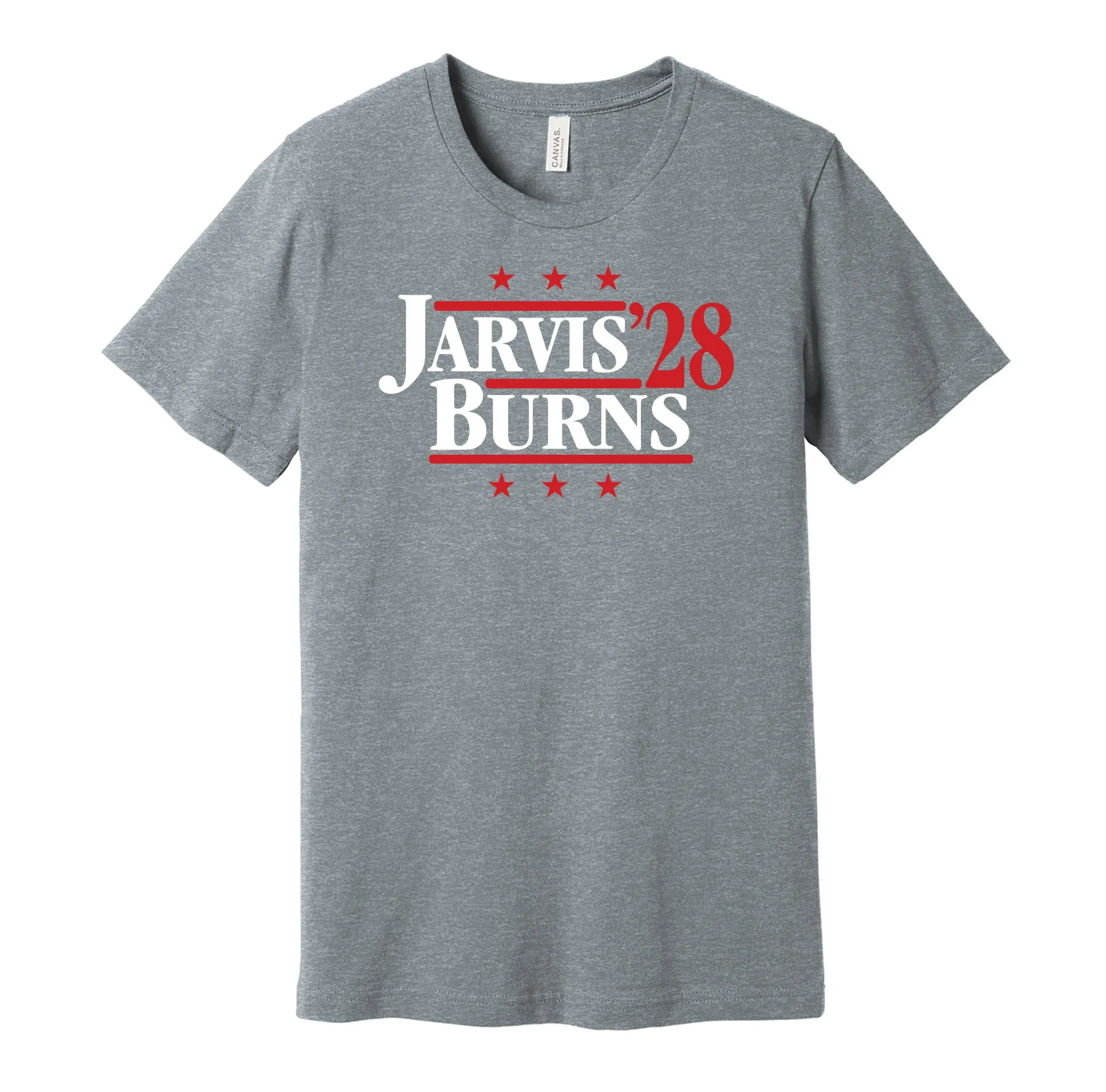 Jarvis & Burns '28 - Carolina Political Campaign Parody T-Shirt - Hyper Than Hype Shirts