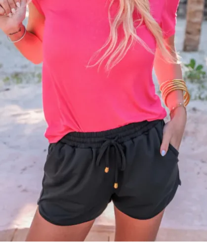JESS LEA CLASSIC BLACK EVERYDAY SHORTS