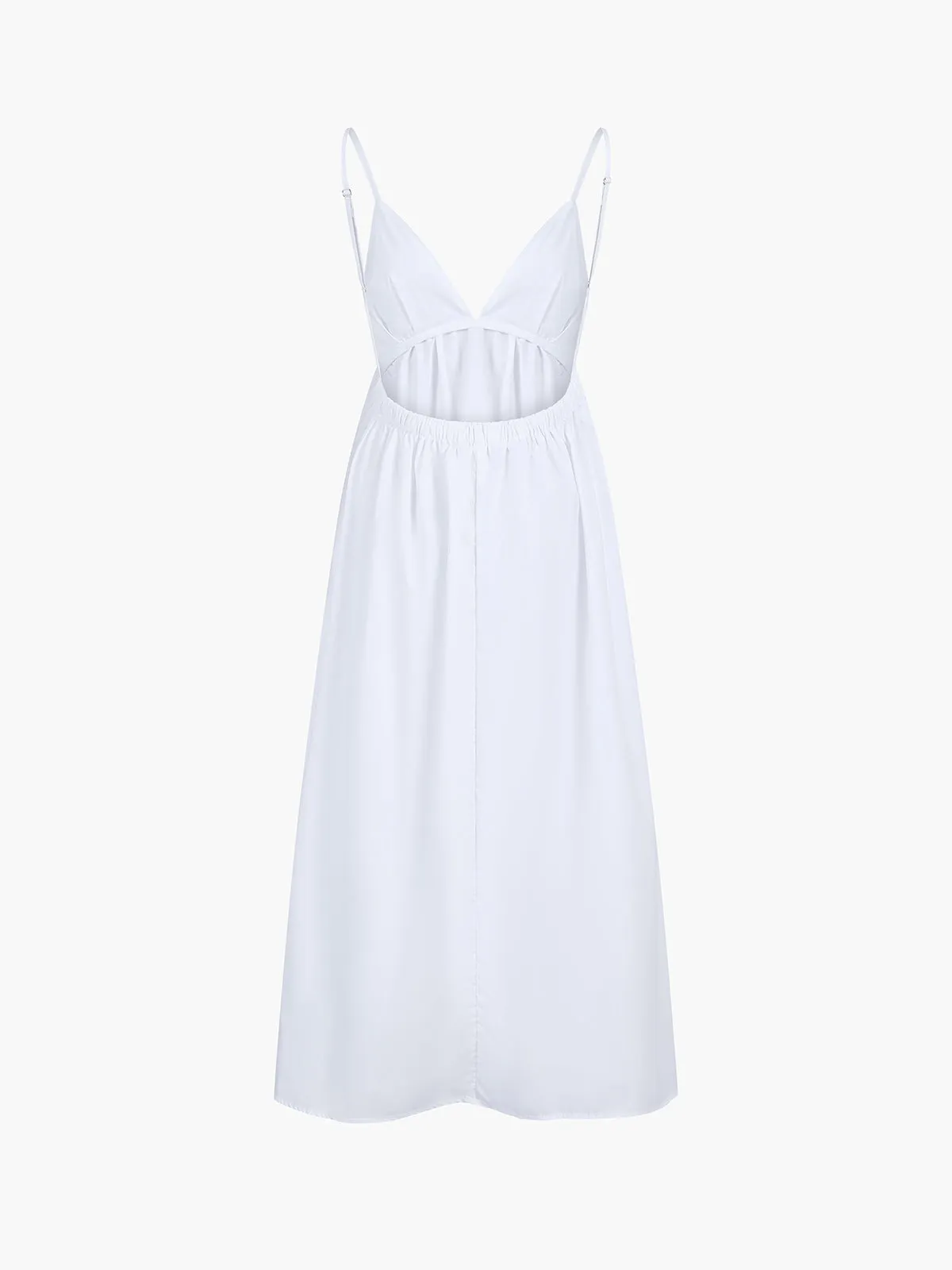 Jolina Casual Backless Maxi Dress