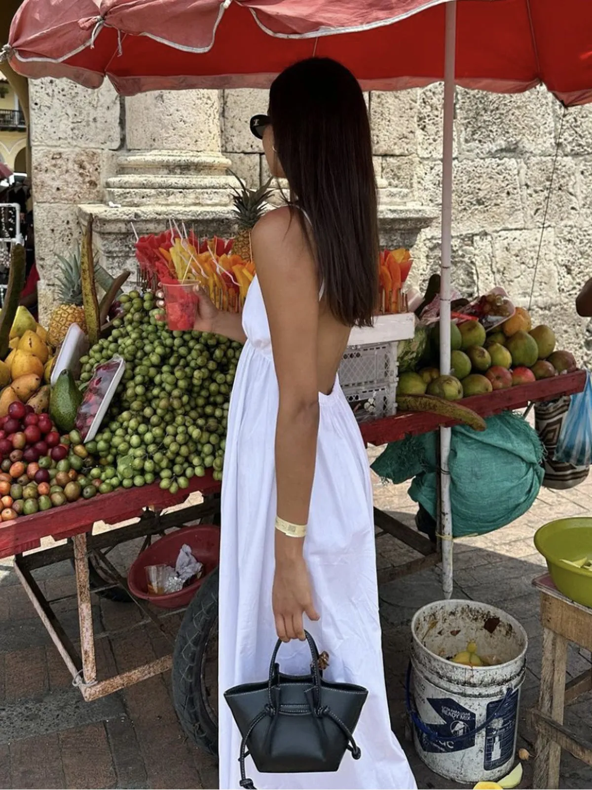 Jolina Casual Backless Maxi Dress
