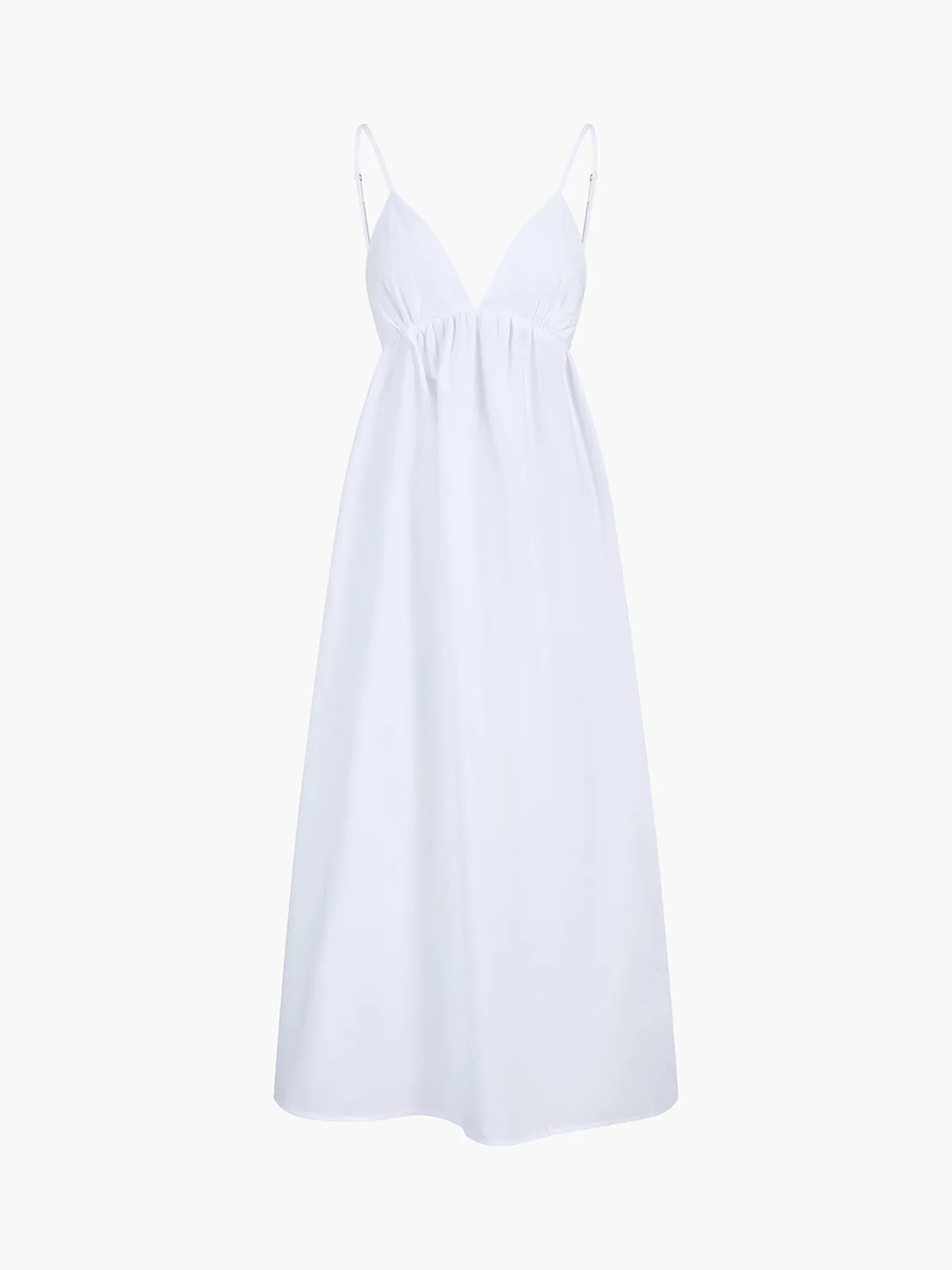 Jolina Casual Backless Maxi Dress