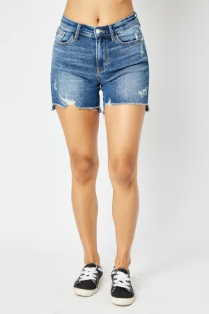 Judy Blue Hi-Lo Cut Shorts