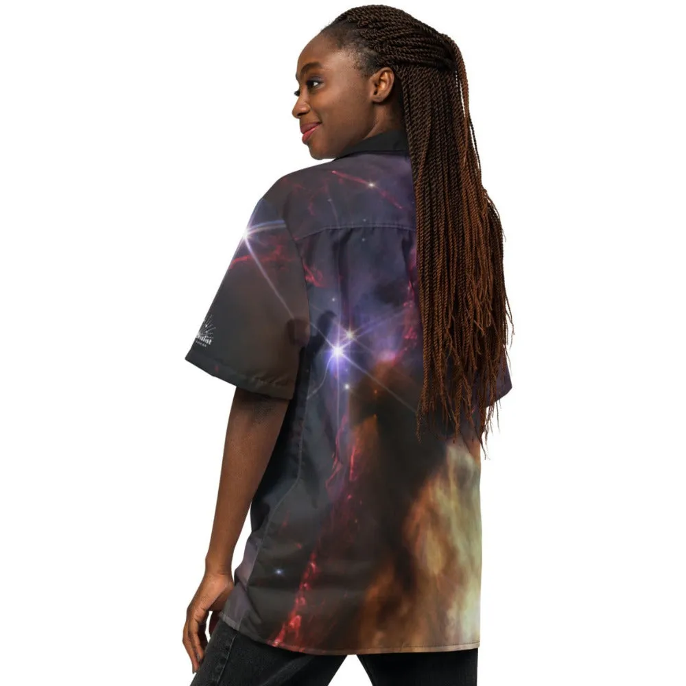 JWST Rho Ophiuchi Button Shirt
