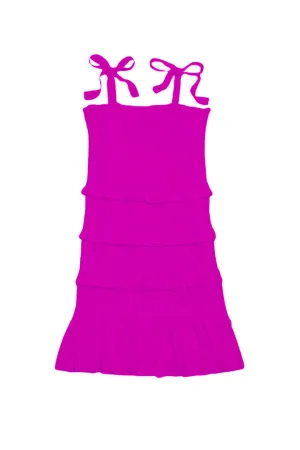 KatieJ NYC Tween Evan Dress - Shocking Pink