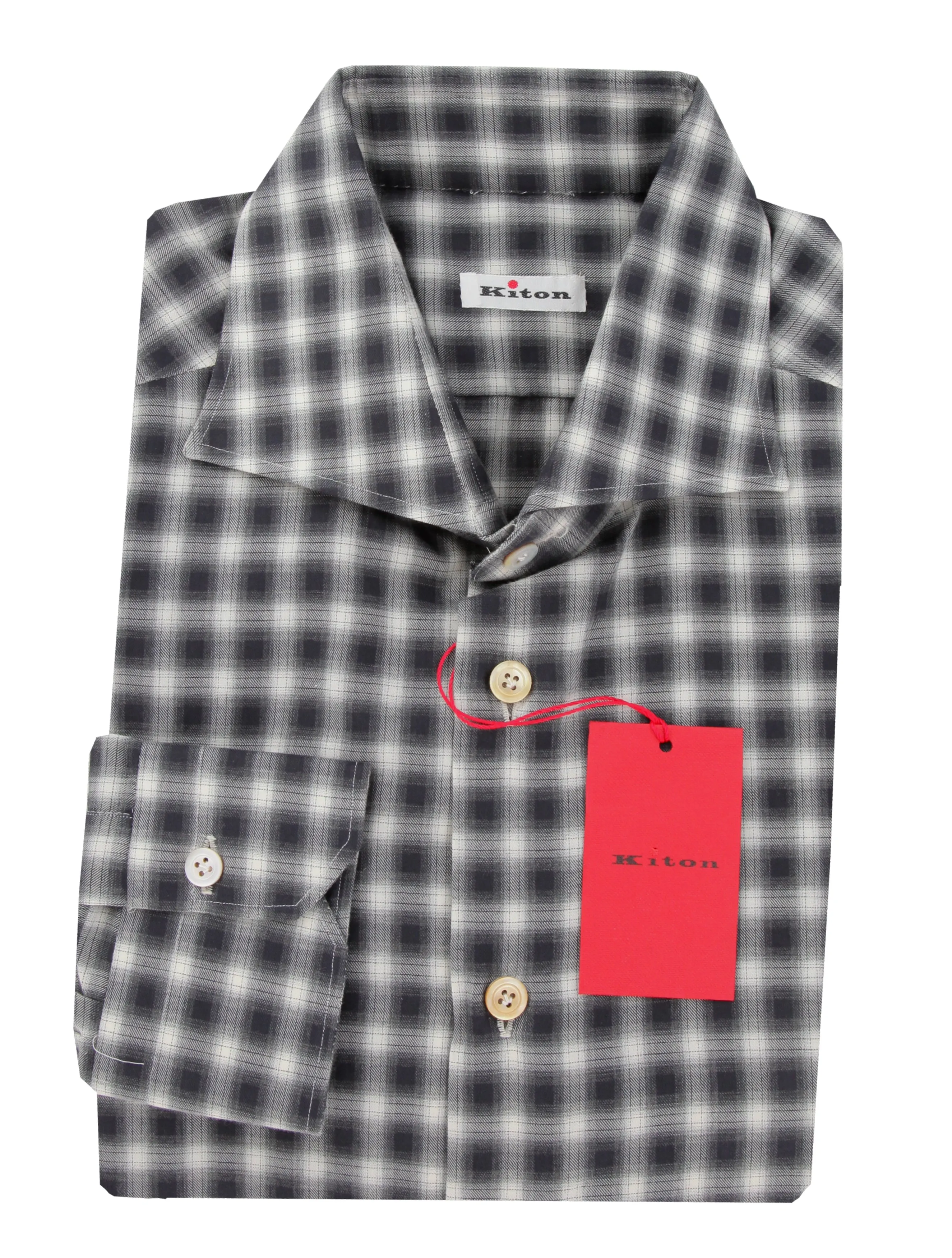 Kiton Black Shirt - Slim