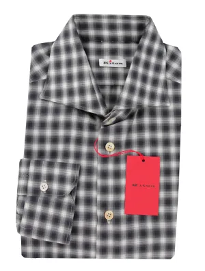 Kiton Black Shirt - Slim