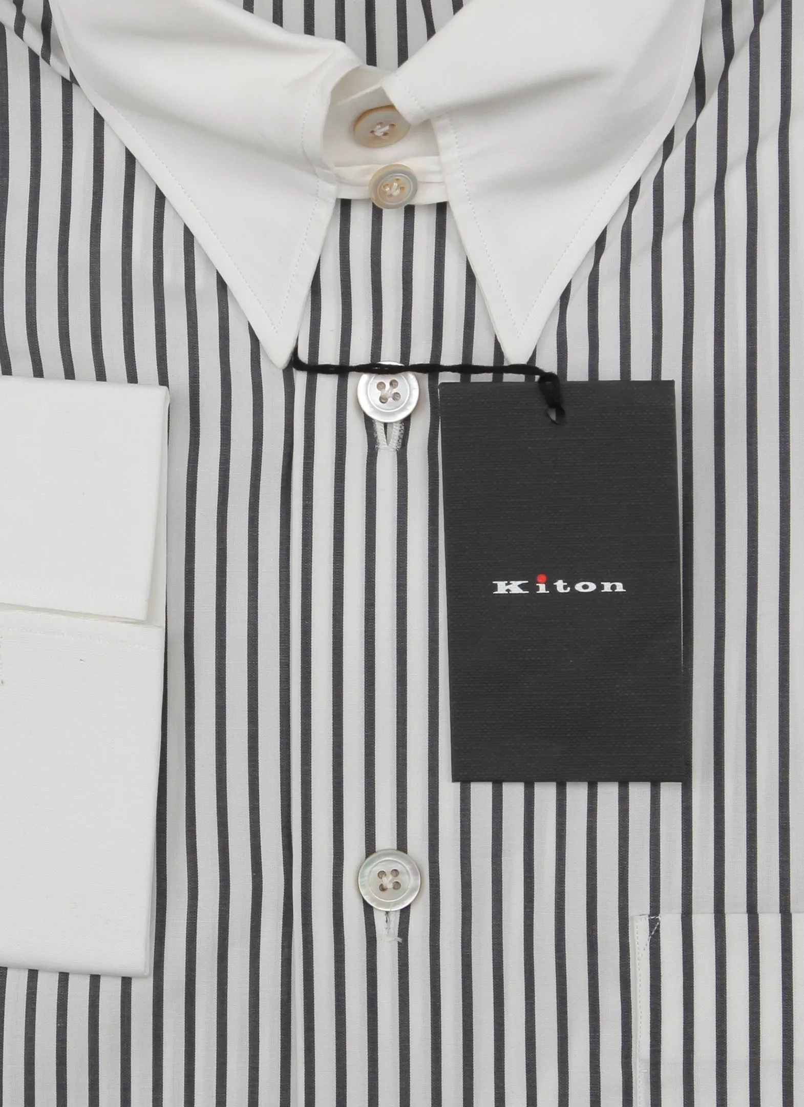 Kiton Black Shirt - Slim