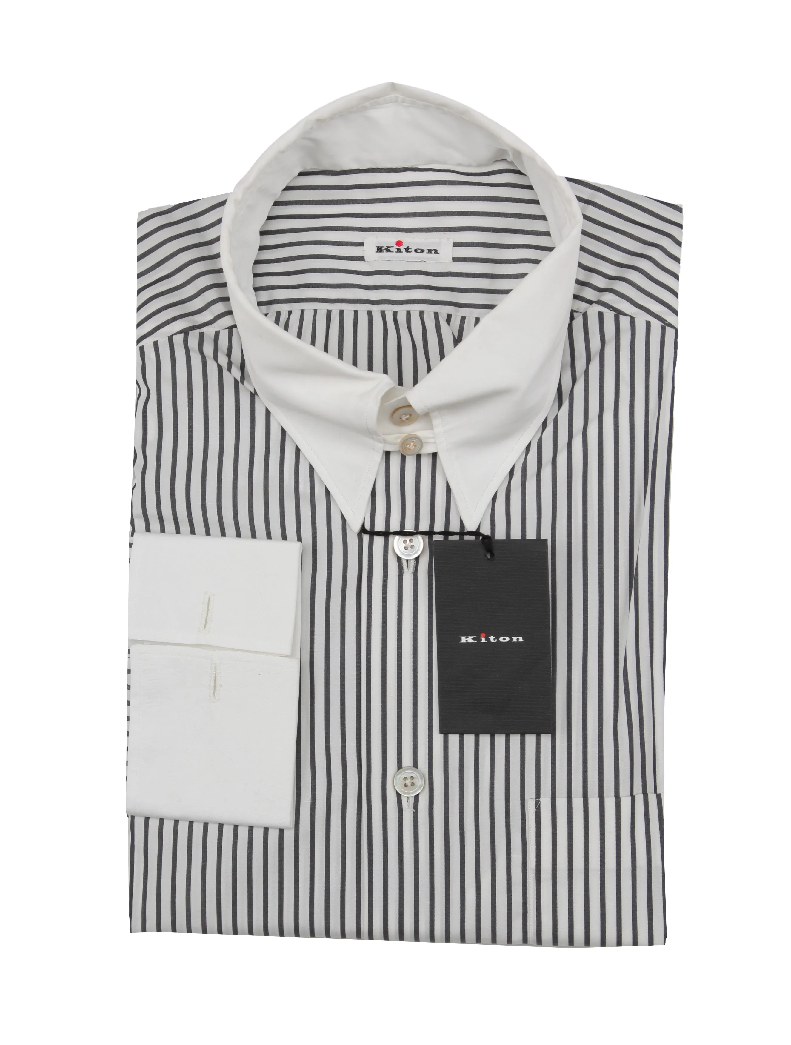 Kiton Black Shirt - Slim