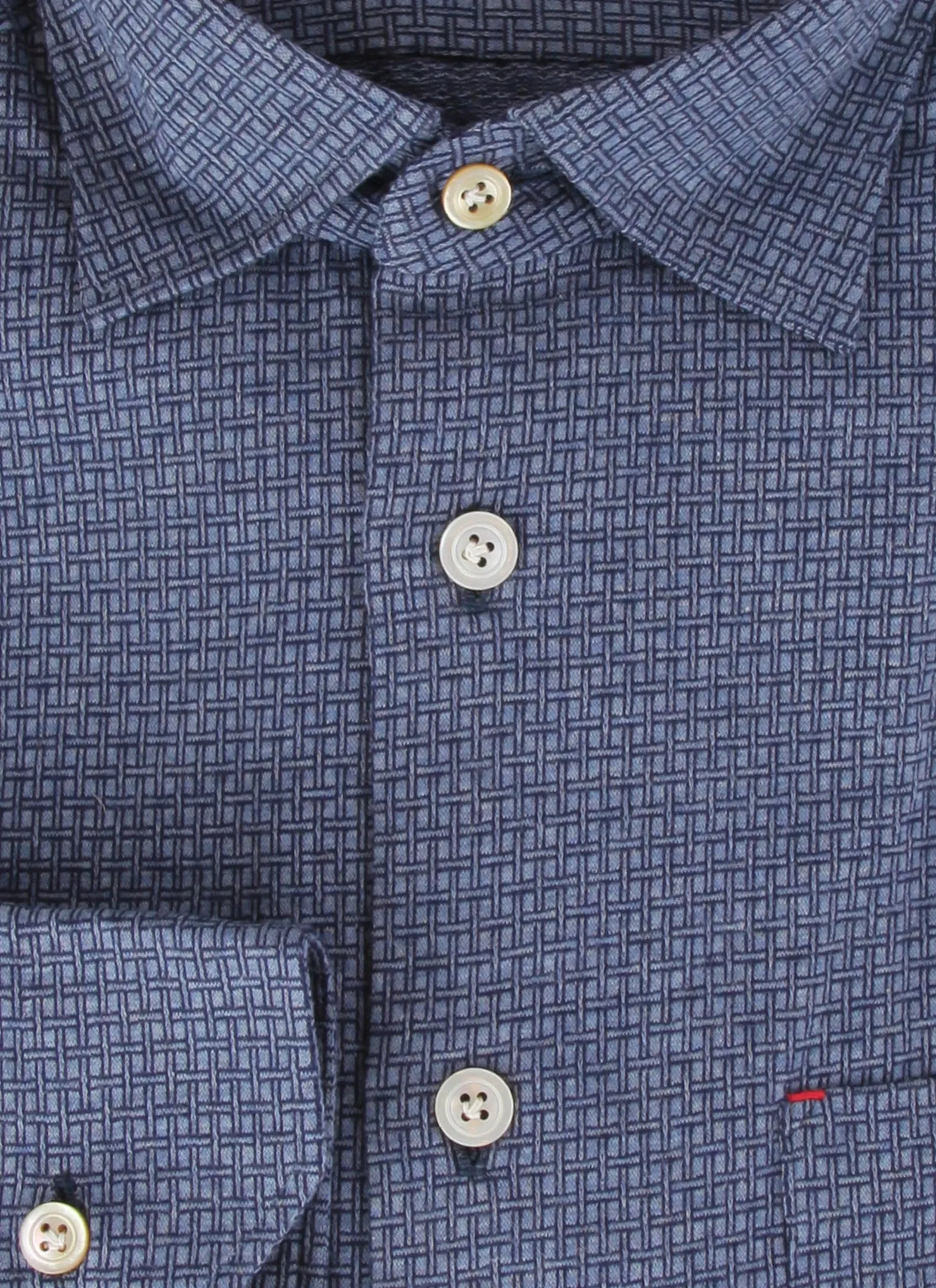 Kiton Blue Shirt - Slim