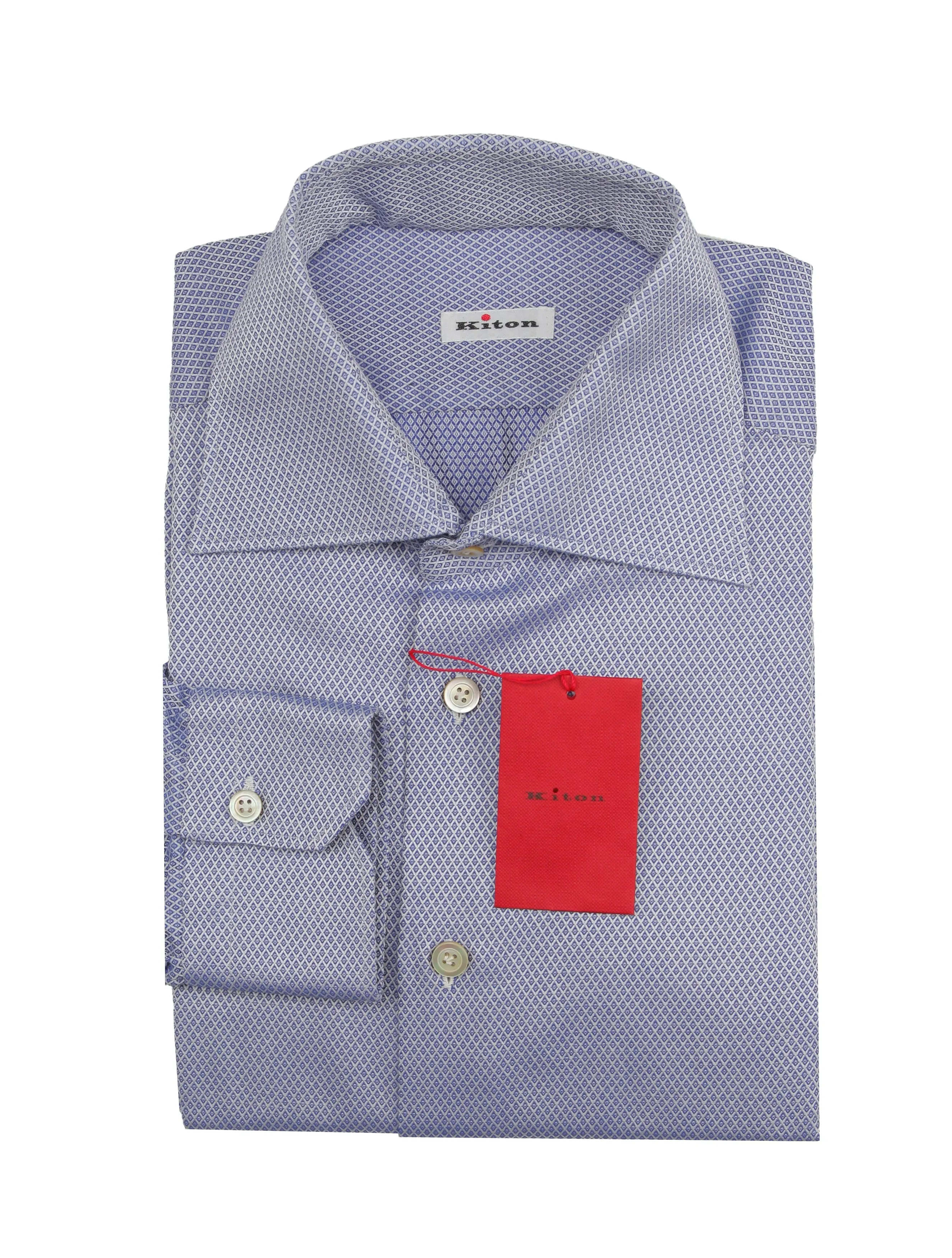 Kiton Blue Shirt - Slim