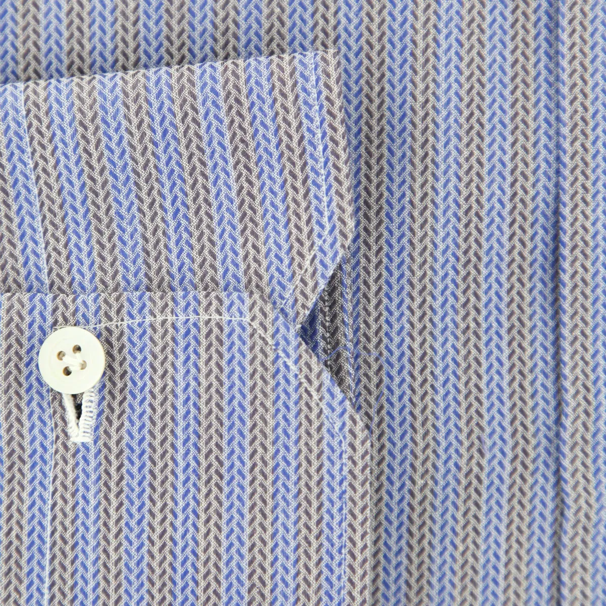 Kiton Blue Shirt - Slim