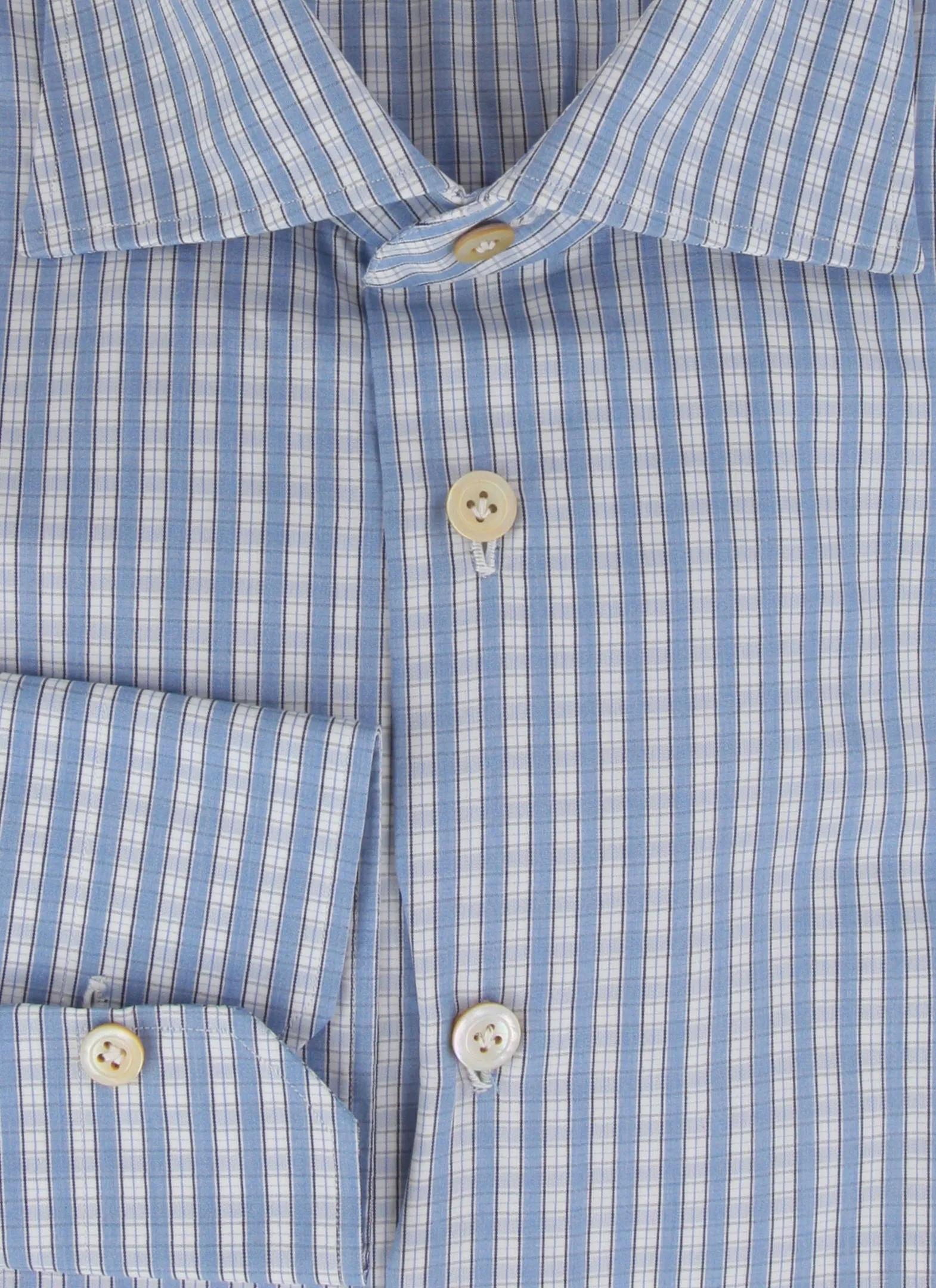 Kiton Blue Shirt - Slim