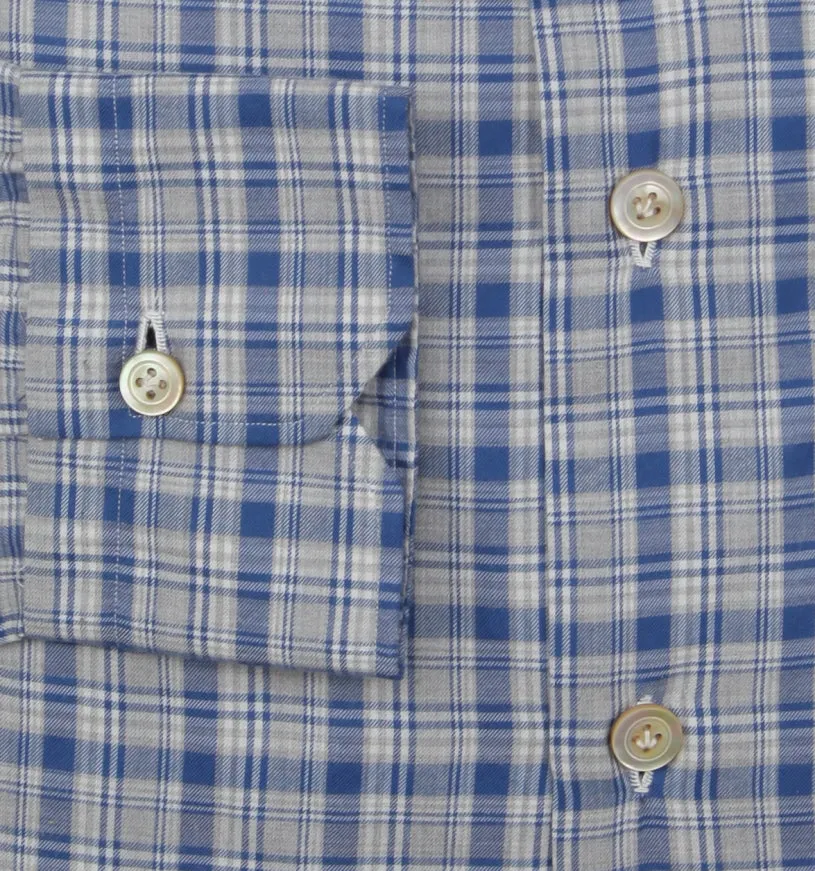 Kiton Blue Shirt - Slim