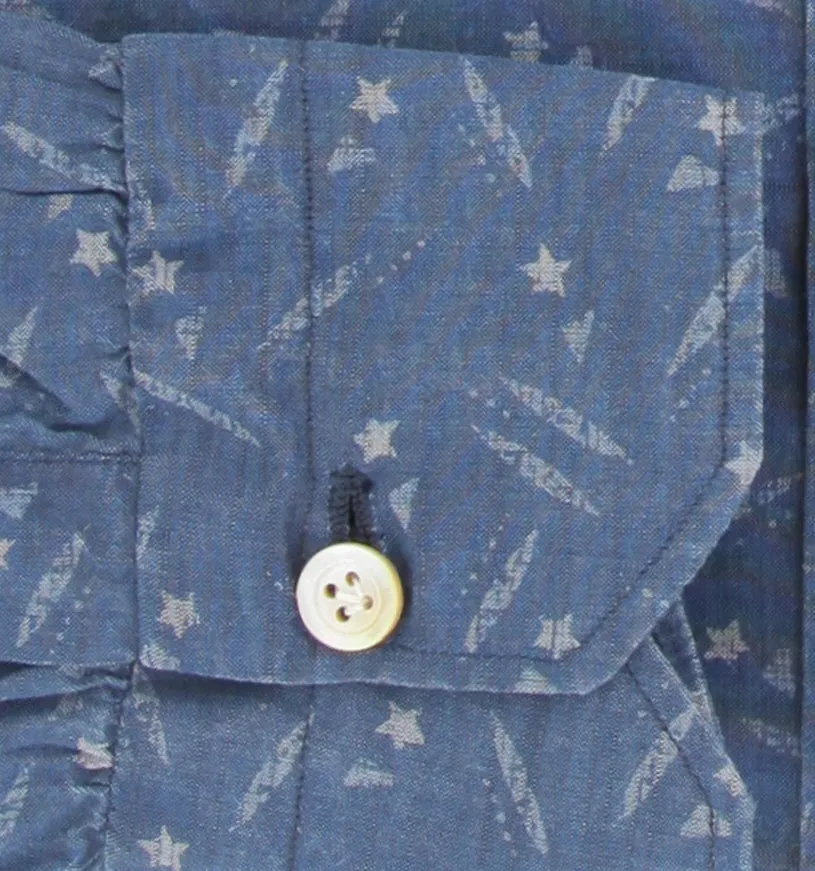Kiton Blue Shirt - Slim