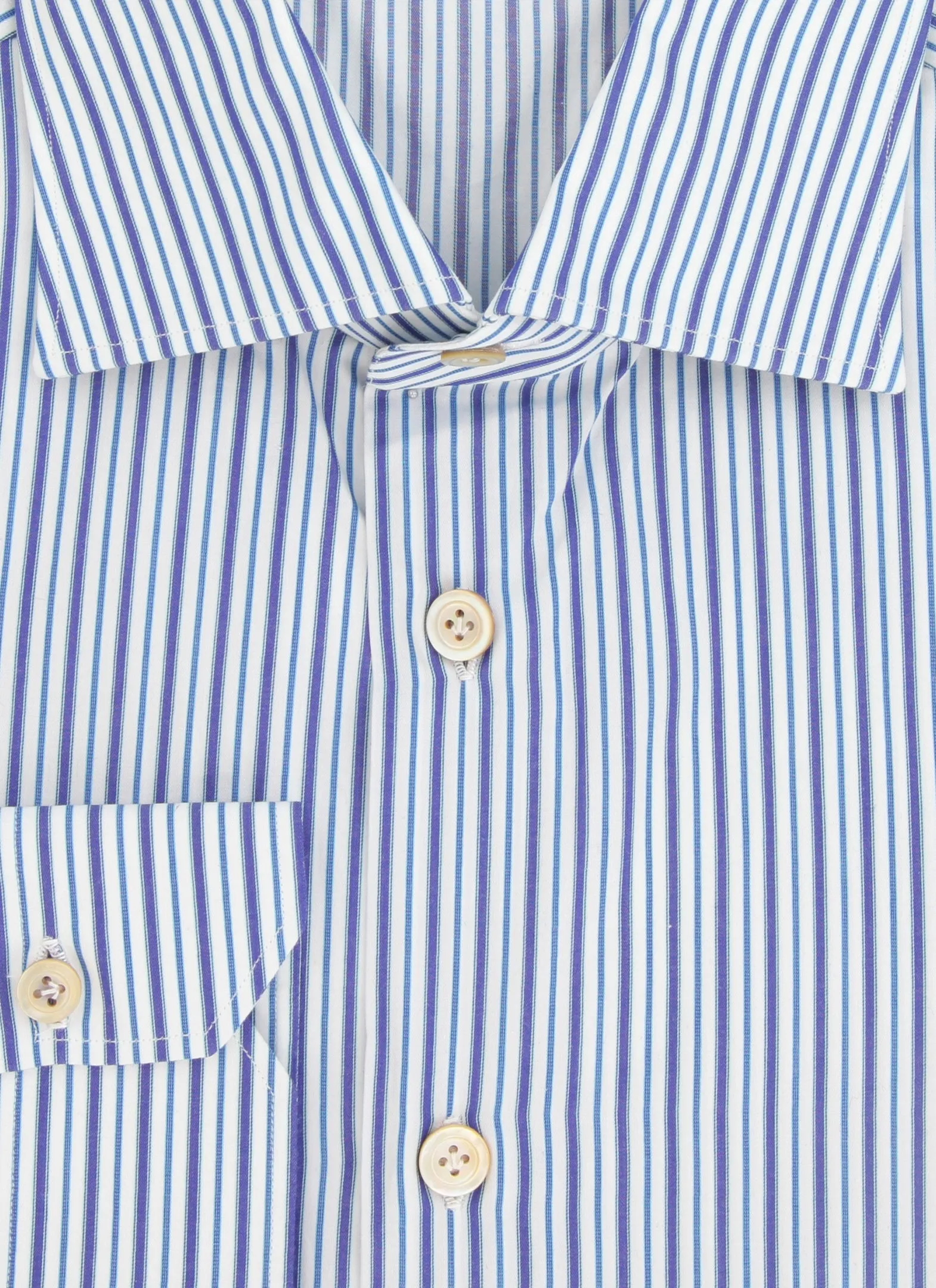 Kiton Blue Shirt - Slim