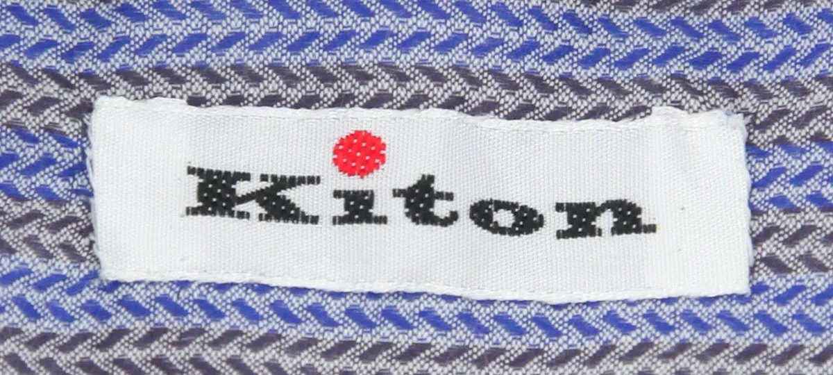 Kiton Blue Shirt - Slim