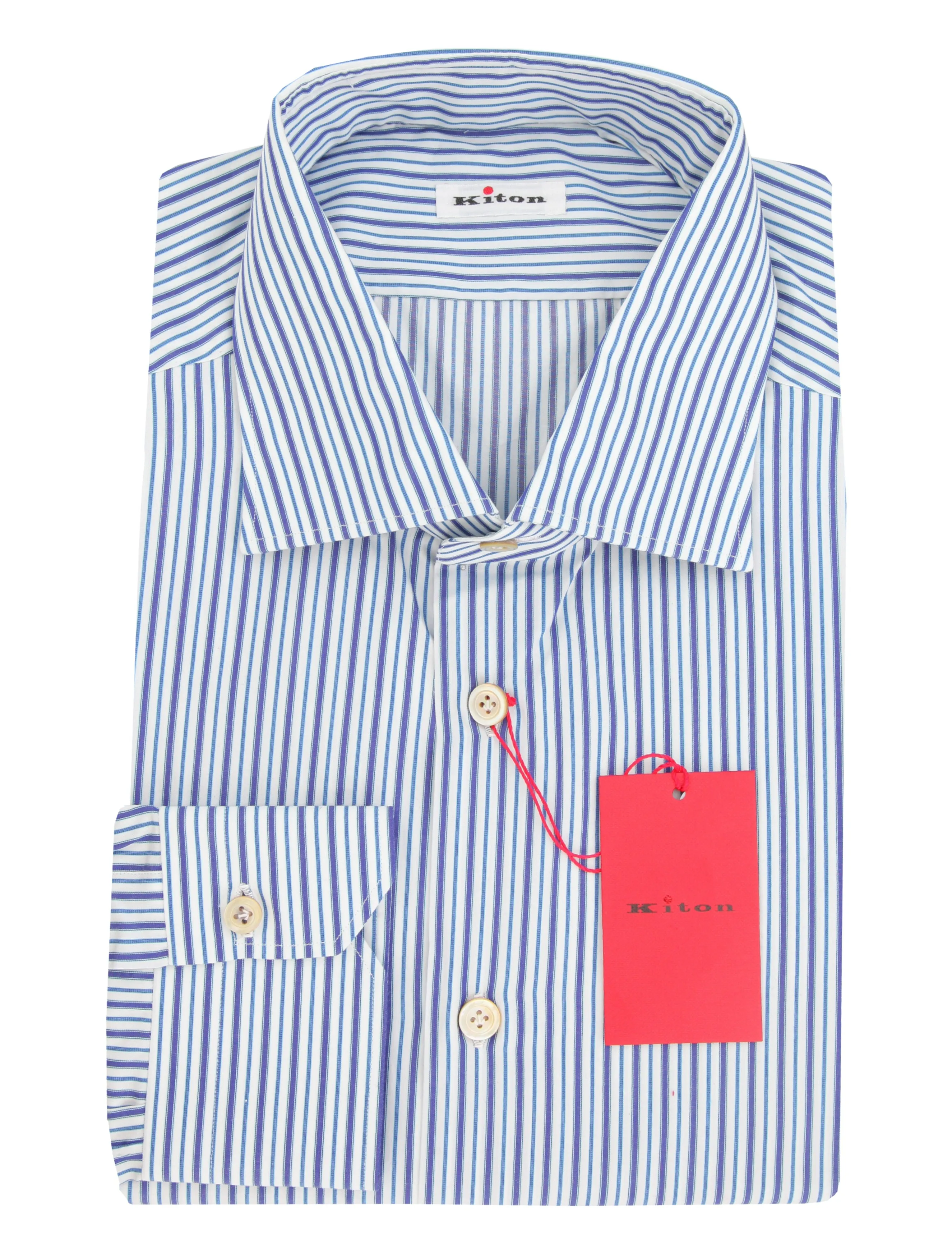 Kiton Blue Shirt - Slim