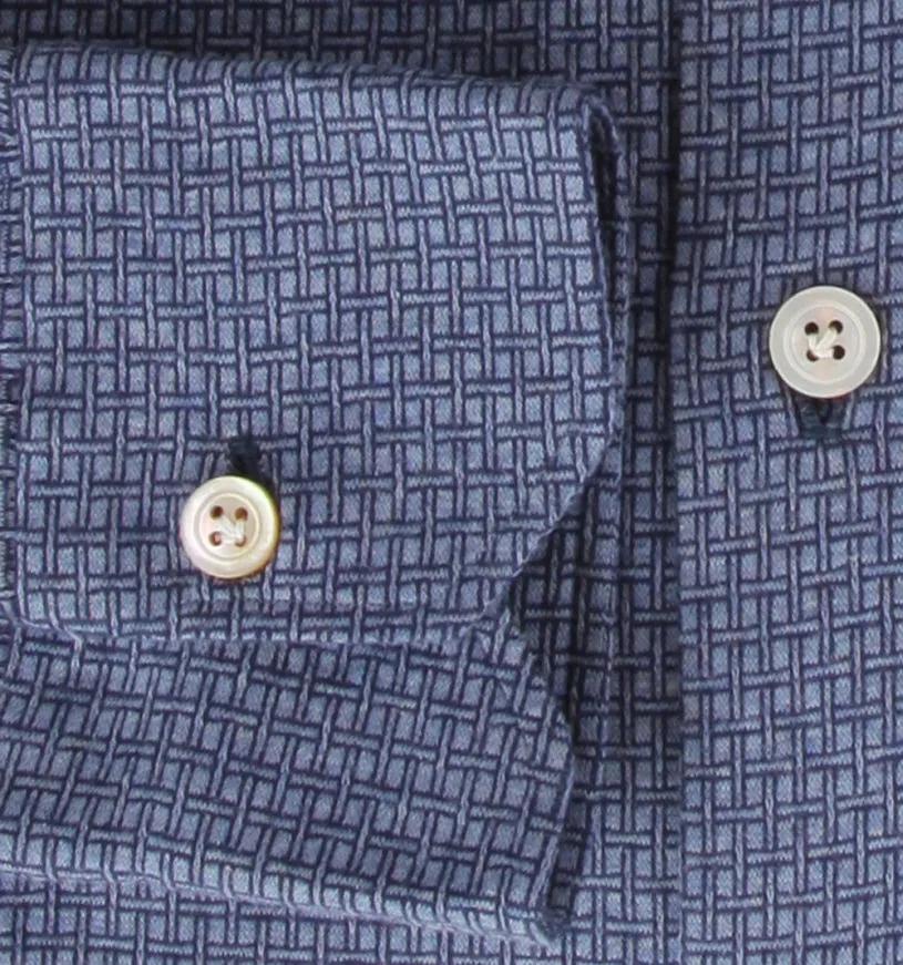 Kiton Blue Shirt - Slim