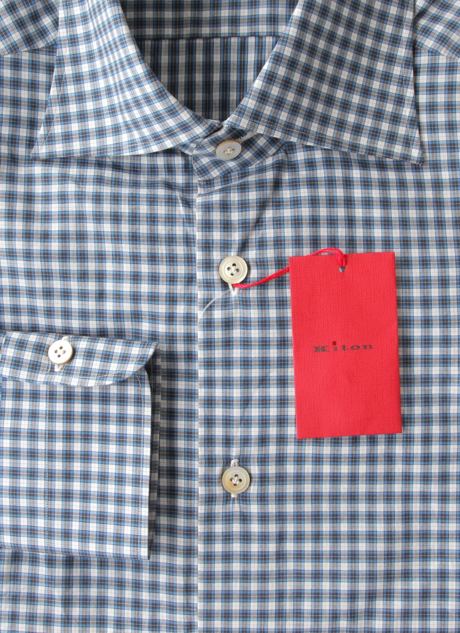 Kiton Blue Shirt - Slim