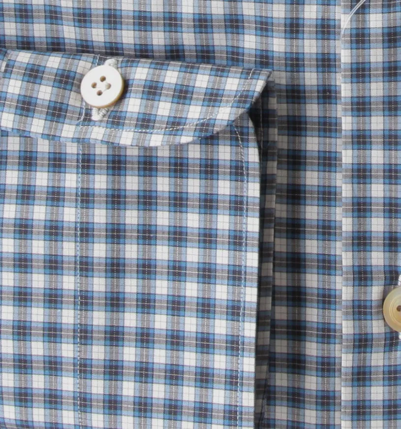 Kiton Blue Shirt - Slim