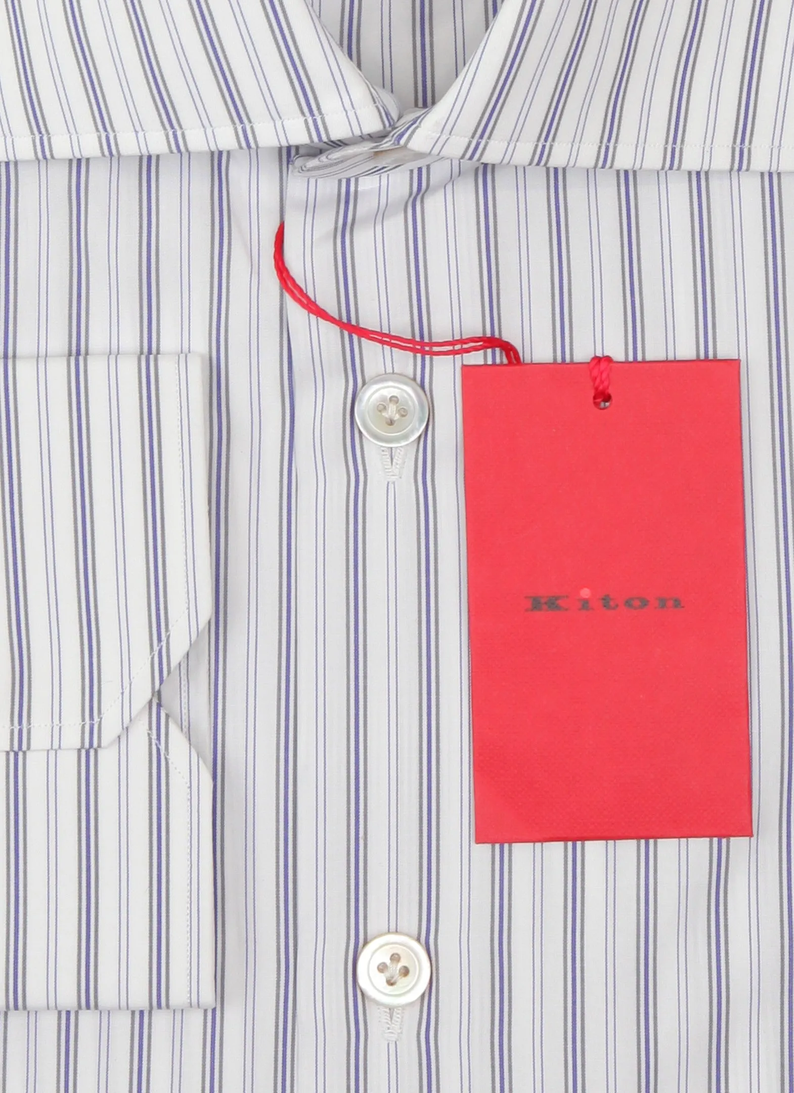 Kiton Blue Shirt - Slim