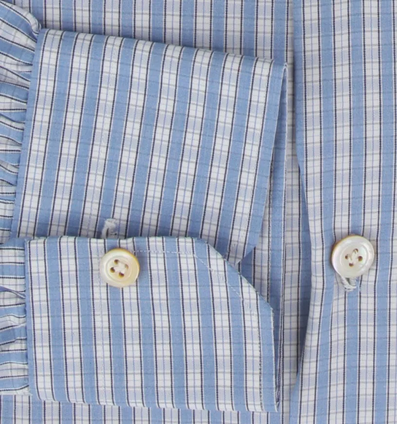 Kiton Blue Shirt - Slim