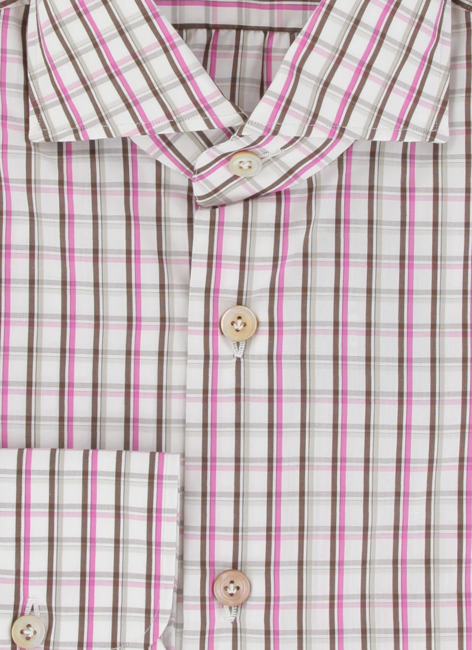 Kiton Brown Shirt - Slim