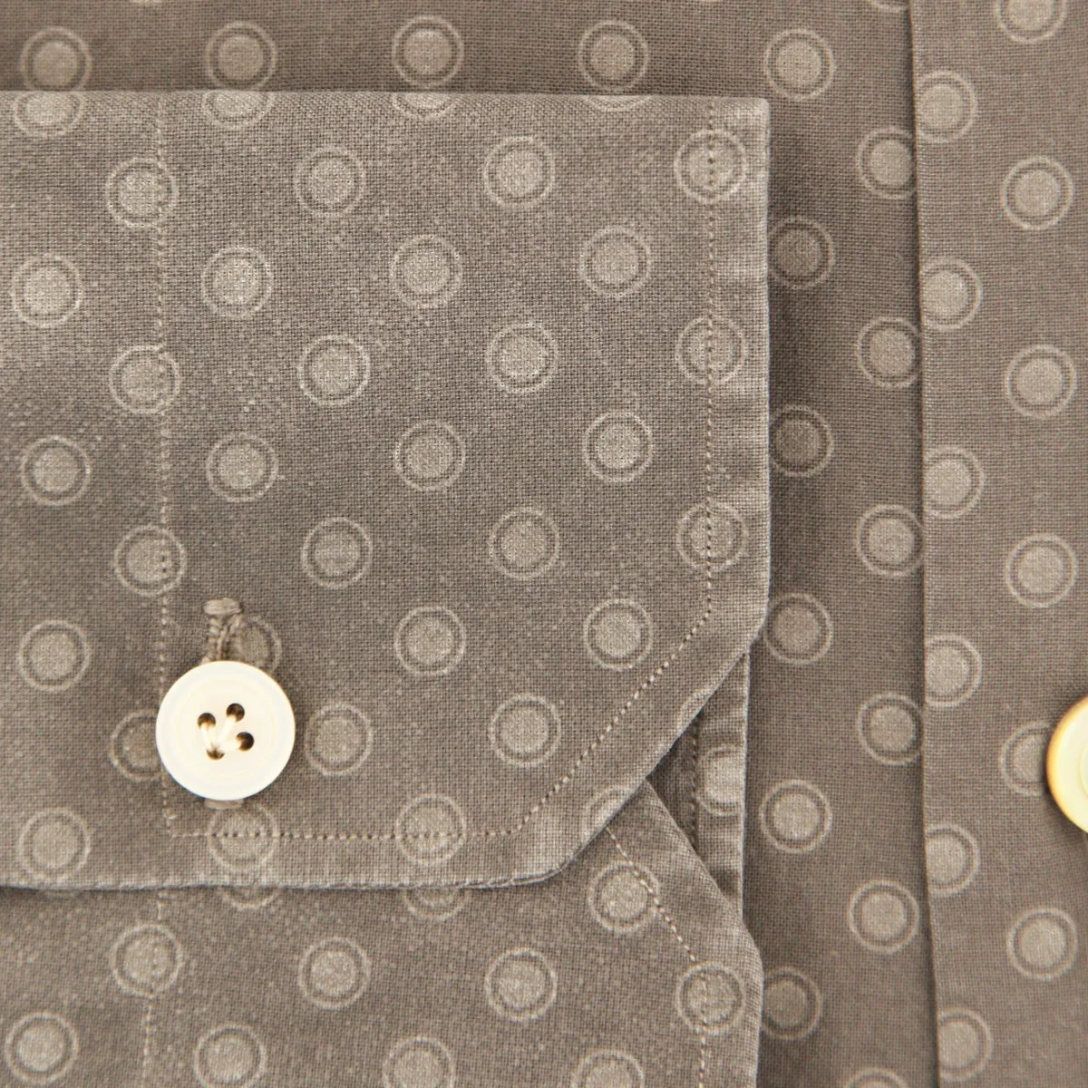 Kiton Brown Shirt - Slim