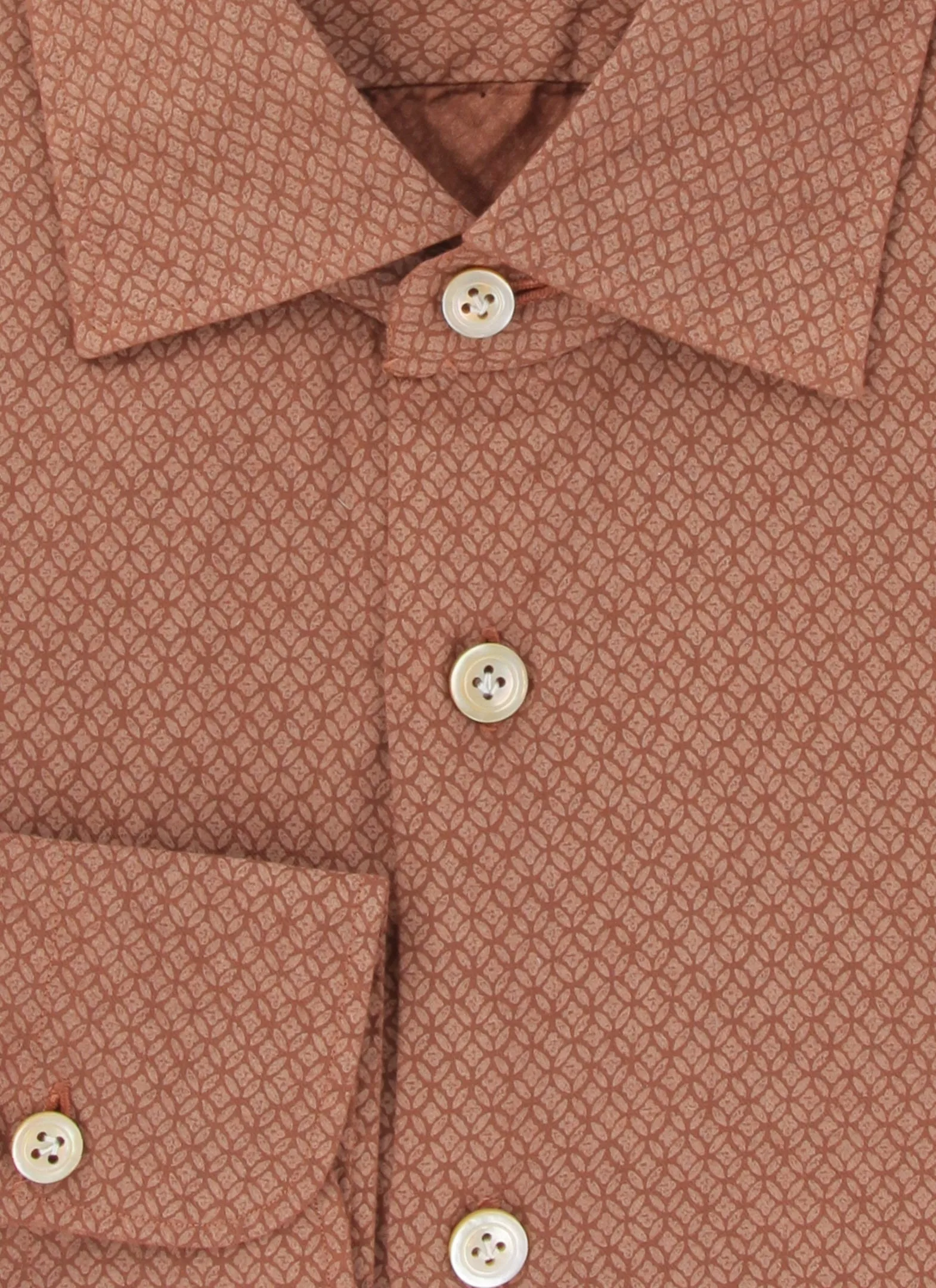 Kiton Brown Shirt - Slim
