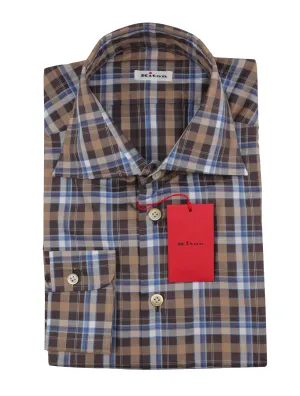Kiton Brown Shirt - Slim