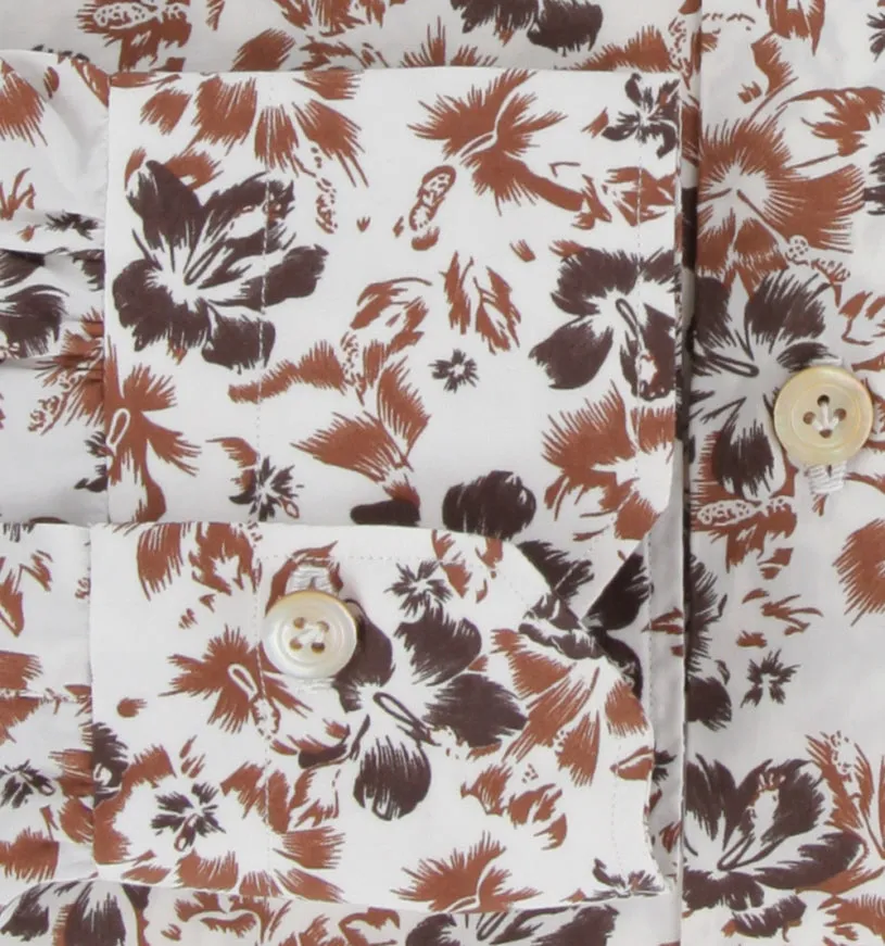 Kiton Brown Shirt - Slim