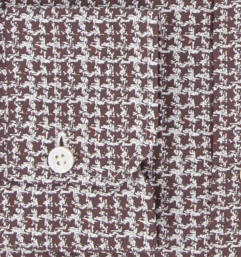 Kiton Brown Shirt - Slim