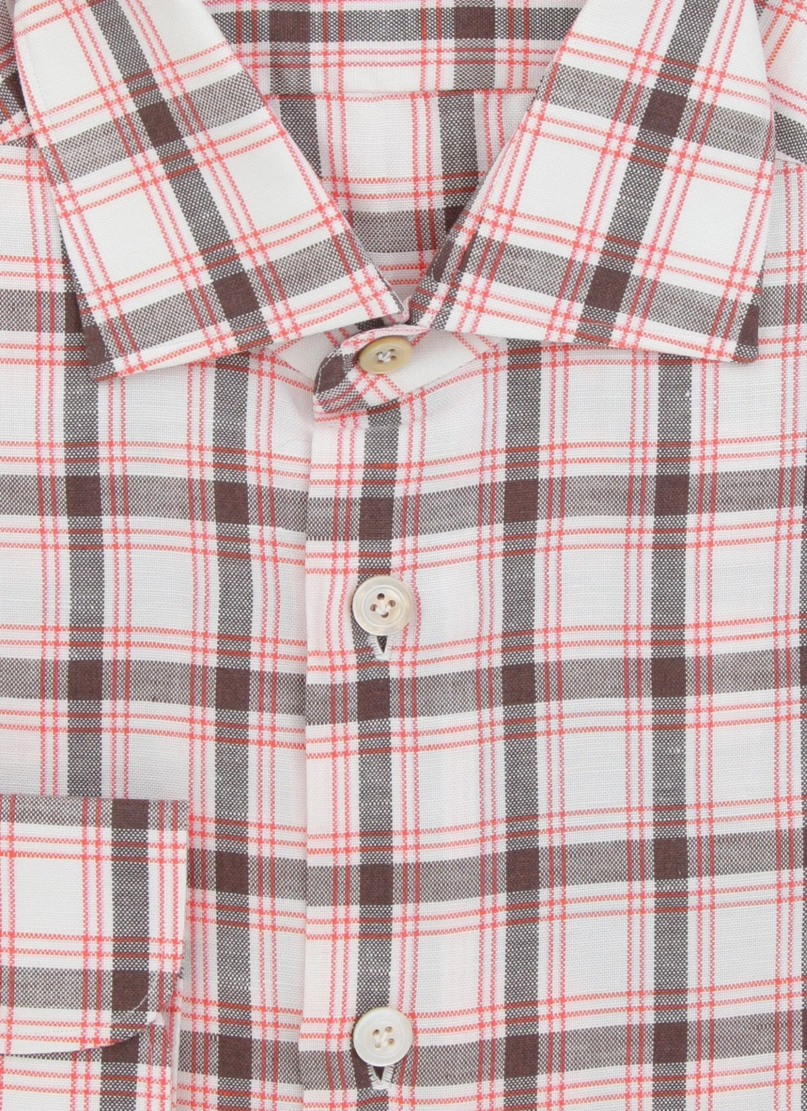 Kiton Brown Shirt - Slim
