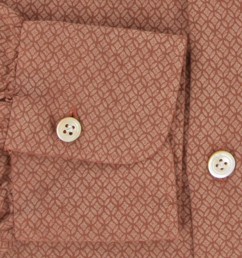 Kiton Brown Shirt - Slim