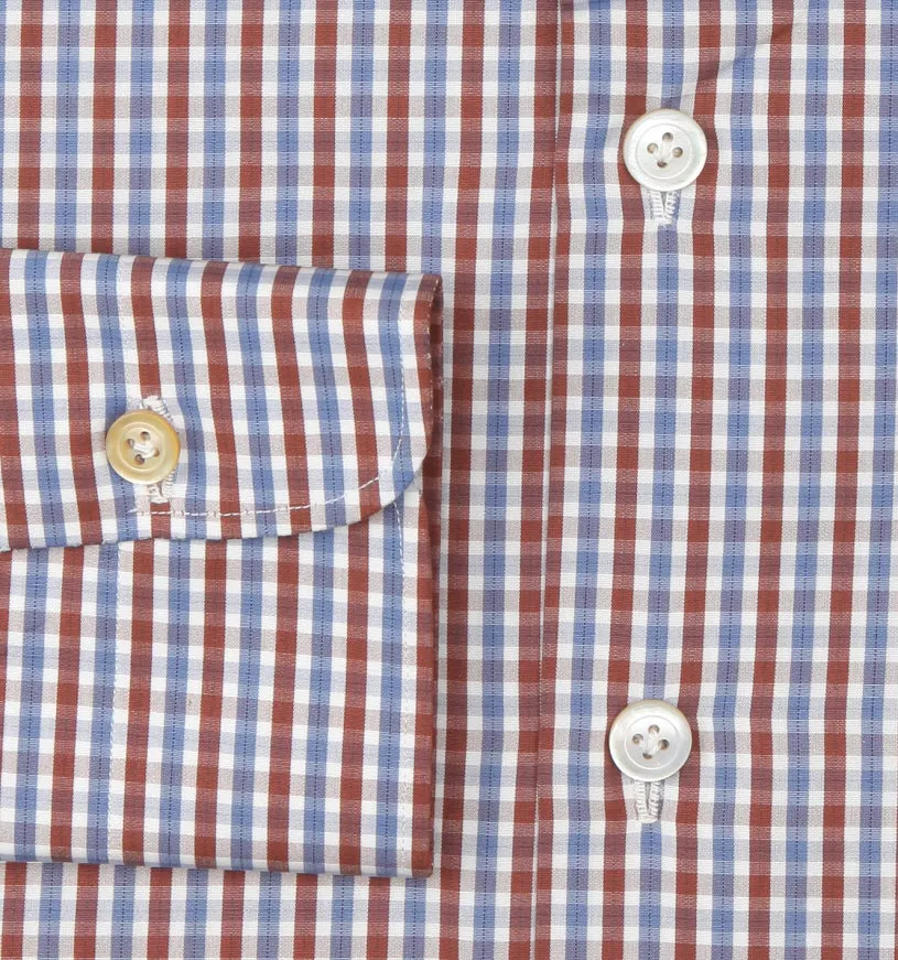Kiton Brown Shirt - Slim